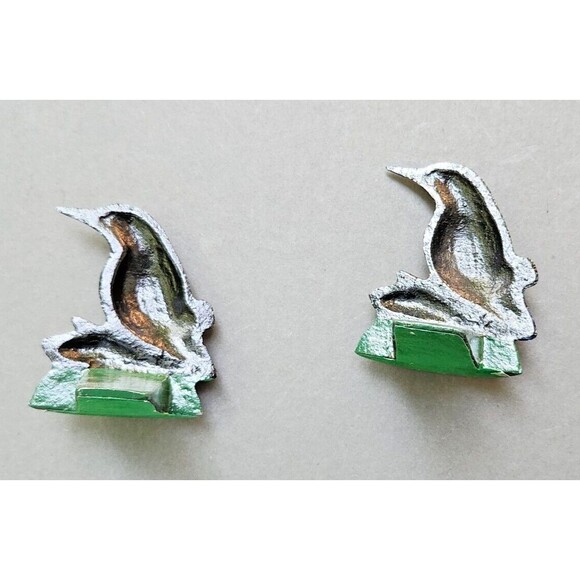 Cast Iron Bookends Bird Hummingbird Rare Old Birds - Picture 4 of 16